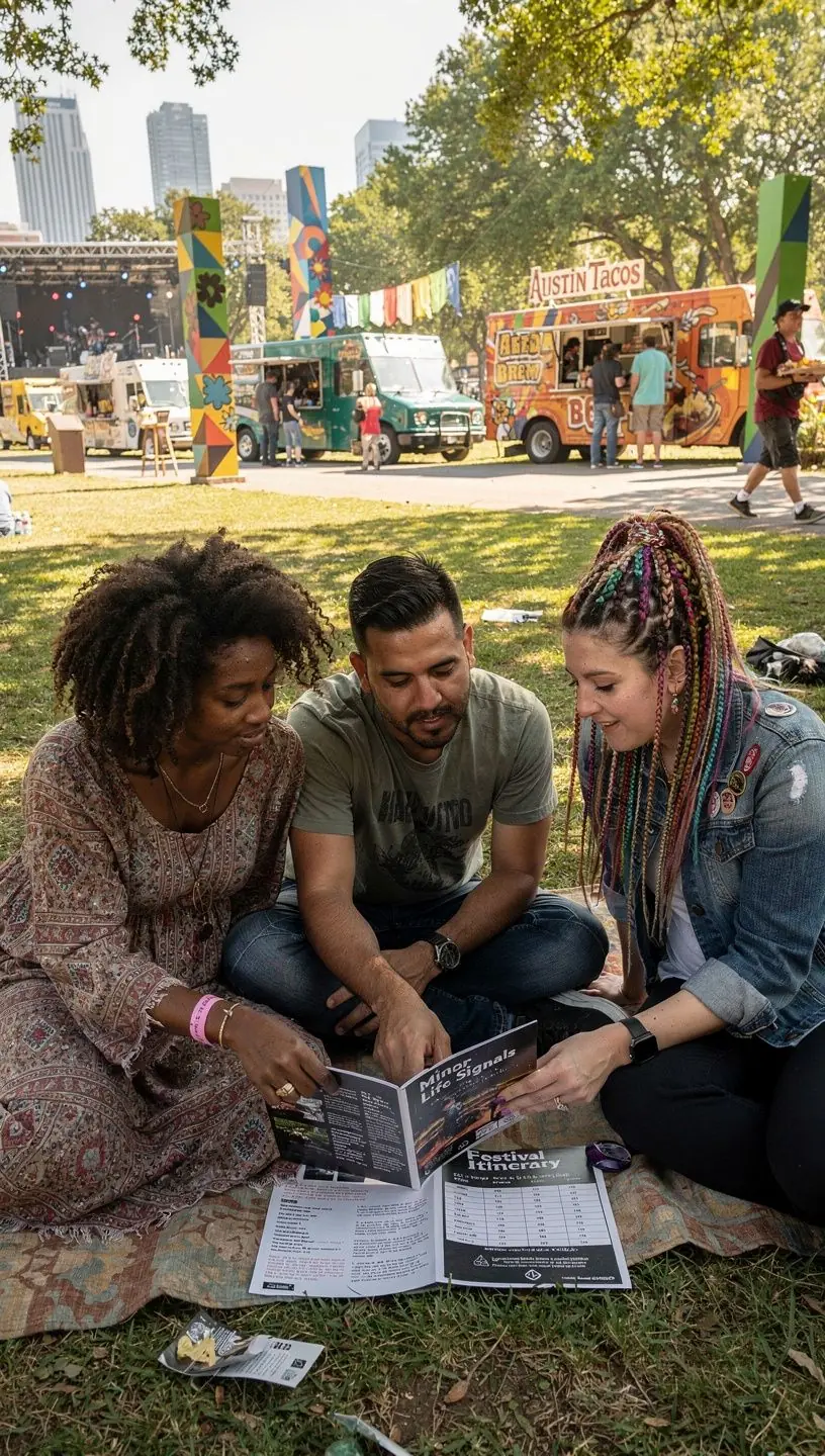 Тропинка в лесу с указателями на интересные места.