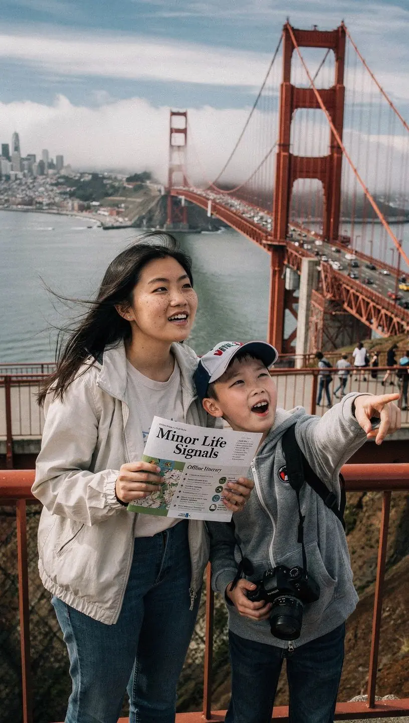 Карта города с пометками о лучших местах для посещения.